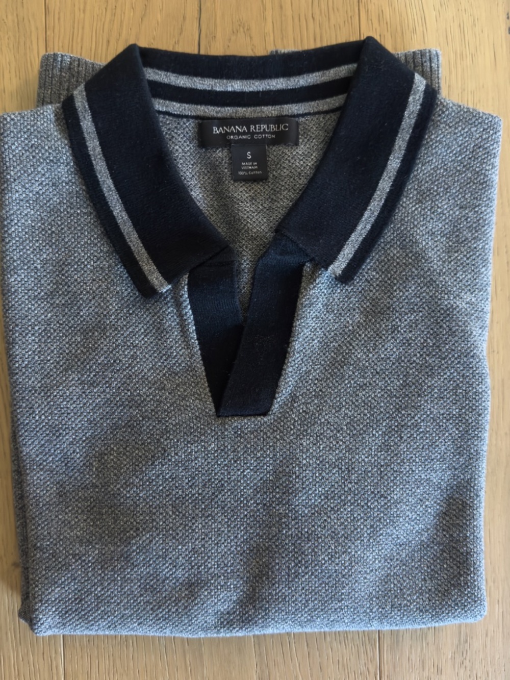 Banana Republic Cotton Knit Polo Shirt - Johnny Colla